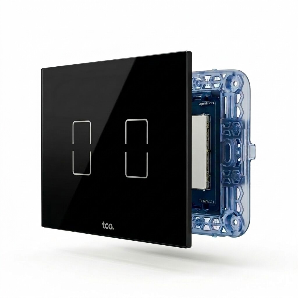 TI802 — Dual Smart Glass Touch Switch