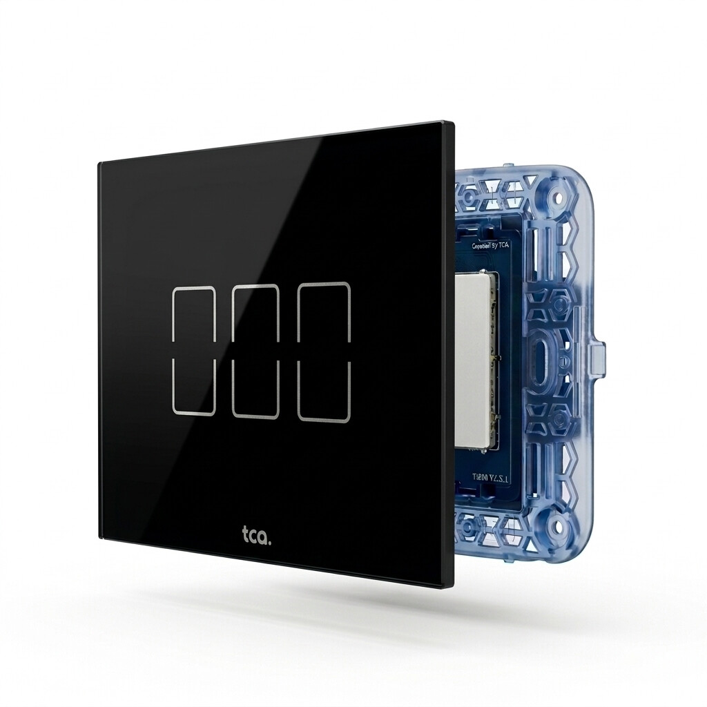 TI803 — Triple Smart Glass Touch Switch